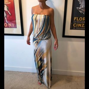 Beautiful strapless maxi dress